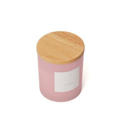Aroma Naturals Frosted Decadence Glass Candle - Pink Cherry & Vanilla Scent - thumbnail 4