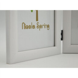 "Nicola Spring Folding 2 Photo Frames - 5 X 7"" - White - Pack Of 5 - Small Freestanding Picture Frame Portrait Photo Poster Display" - thumbnail 4