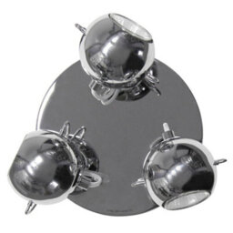 Long Life Lamps Company Chrome 3 Way Adjustable Eyeball Ceiling Spotlight Gu10 - thumbnail 3