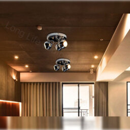 Long Life Lamps Company Chrome 3 Way Adjustable Eyeball Ceiling Spotlight Gu10 - thumbnail 8