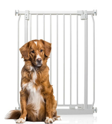 Bettacare Extra Tall Elite Dog Gate, 71Cm - 80Cm, Matt White, Extra Tall 96.8Cm In Height, Pressure Fit Pet Gate - image 1