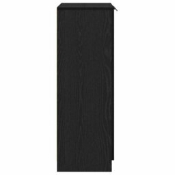 Walplus Shoe Cabinet Black Oak 59 X 35 X 100 Cm Engineered Wood - thumbnail 7