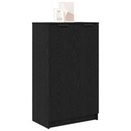 Walplus Shoe Cabinet Black Oak 59 X 35 X 100 Cm Engineered Wood - thumbnail 3