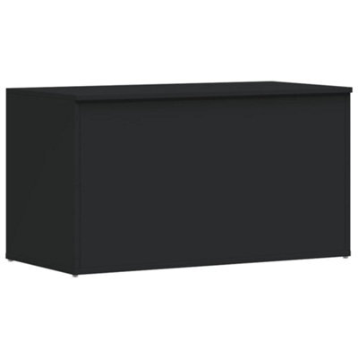 Berkfield Stable Storage Chest Black 84X42X46 Cm Engineered Wood