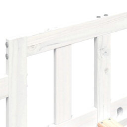 Berkfield Day Bed White 80X200 Cm Solid Wood Pine - thumbnail 9