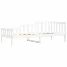 Berkfield Day Bed White 80X200 Cm Solid Wood Pine - thumbnail 5
