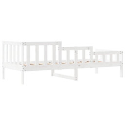 Berkfield Day Bed White 80X200 Cm Solid Wood Pine - thumbnail 7