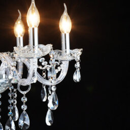 Wdw Genuie K9 Crystal Chandelier, Clear Chrome Finish, Contemporary Ceiling Light, 15 Arms - thumbnail 3