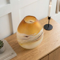 Lucius Frosted Citrine Vase - Vase From Garden Greatness - thumbnail 2