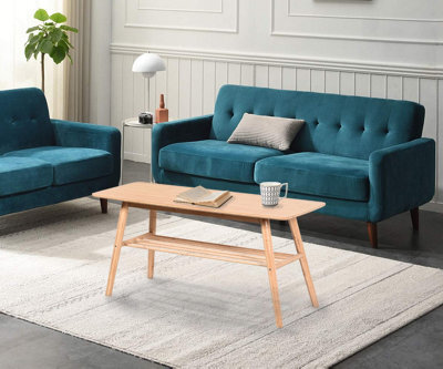 Aspect Furniture Nikko Bamboo Coffee Table With Shelf,natural Bamboo - image 1