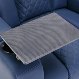 More4Homes Broadway Cinema Electric Recliner Chair Usb Charging Led Base With Tray (Blue) - thumbnail 6
