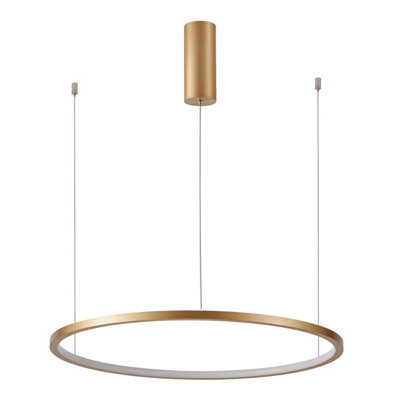 Luminosa Lighting Luminosa Vinola 100Cm Led Pendant Ceiling Light Gold 3000/4000K - image 1