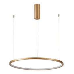 Luminosa Lighting Luminosa Vinola 100Cm Led Pendant Ceiling Light Gold 3000/4000K - thumbnail 1