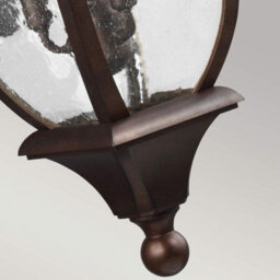 Elstead Lighting Oakmont 3 Light Large Wall Lantern - Patina Bronze - thumbnail 4
