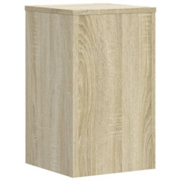 Walplus Plant Stands 2 Pcs Sonoma Oak 30X30X50 Cm Engineered Wood - thumbnail 4