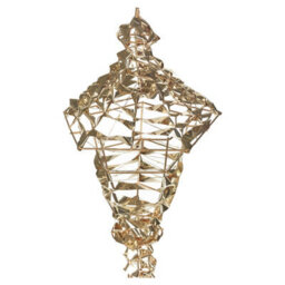 Urbn-Living Urbnliving 90Cm Tall 2 Pcs Gold Lamp Post 300 Led Fairy Lights Indoor Outdoor Xmas Lantern Decoration - thumbnail 5