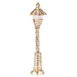 Urbn-Living Urbnliving 90Cm Tall 2 Pcs Gold Lamp Post 300 Led Fairy Lights Indoor Outdoor Xmas Lantern Decoration - thumbnail 4