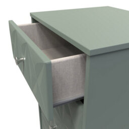Toledo 5 Drawer Tallboy In Reed Green (Ready Assembled) - thumbnail 5