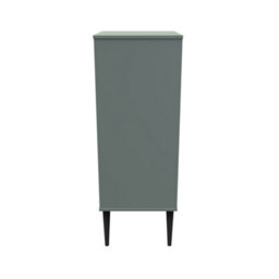 Toledo 5 Drawer Tallboy In Reed Green (Ready Assembled) - thumbnail 2