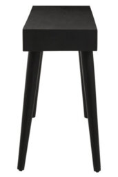 Premier Housewares Interiors By Premier Black And White Two Drawer Console Table, Mid Century Modern Wooden Console With Storage - thumbnail 3