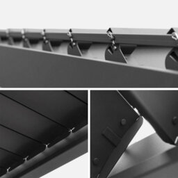 Sweeek - Louvered Pergola 4X3M And 3M Vertical Adjustable Louver Panel Anthracite - Triomphe - thumbnail 6