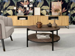 Arte Sigma B Coffee Table In Captains Deck - Compact Style And Unmatched Stability - W840mm X H430mm X D840mm - thumbnail 2