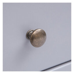 Cabinet Bits Rocca Grey 2 Drawer 2 Door Sideboard Brass Knob - thumbnail 8