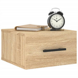 Berkfield Wall-Mounted Bedside Cabinet Sonoma Oak 35X35X20 Cm - thumbnail 3