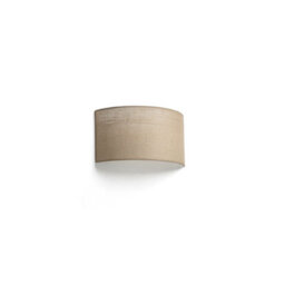 Luminosa Lighting Luminosa Otton Horizontal Round Jute Wall Lamp 2L - thumbnail 1