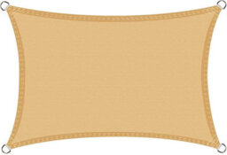 Beige 2X3M Rectangular Shade Sail Waterproof Uv Resistant - thumbnail 2