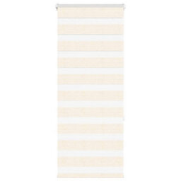 Berkfield Modern Zebra Blind Marble Beige 55X150 Cm Fabric Width 50.9 Cm Polyester - thumbnail 2
