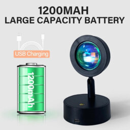 Inmtfei 300 Dimmable Unperforated Usb Charging Touch Environment Night Light Projection Light - thumbnail 5
