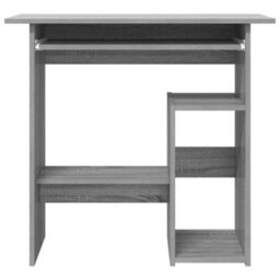 Vidaxl Desk Grey Sonoma 80X45X74 Cm Engineered Wood Desks - thumbnail 5
