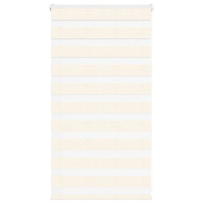 Berkfield Zebra Blind Marble Beige 85X100 Cm Fabric Width 80.9 Cm Polyester - image 1