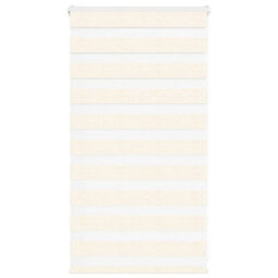 Berkfield Zebra Blind Marble Beige 85X100 Cm Fabric Width 80.9 Cm Polyester - thumbnail 1