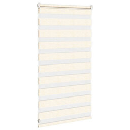 Berkfield Zebra Blind Marble Beige 85X100 Cm Fabric Width 80.9 Cm Polyester - thumbnail 4