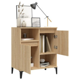 Berkfield Classic Sideboard Sonoma Oak 60X35X70 Cm Engineered Wood - thumbnail 4