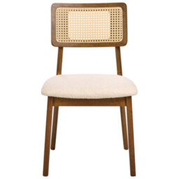 Beliani Set Of 2 Dining Chairs Embar Wood Brown - thumbnail 6