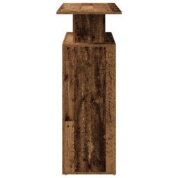 Berkfield Reception Desk Old Wood 100X40X104 Cm Engineered Wood - thumbnail 6