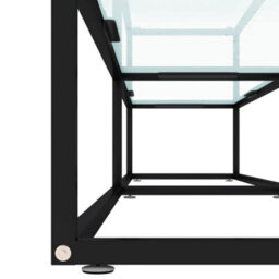Berkfield Sturdy Tv Cabinet White Marble 200X40X40.5 Cm Tempered Glass - thumbnail 6