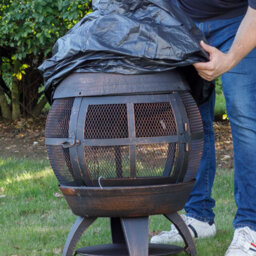 Dellonda Fire Pit, Heater Pvc Cover, Water Resistant, Heavy Duty Drawstrings - thumbnail 5