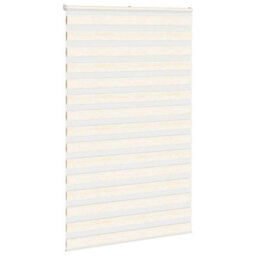 Berkfield Zebra Blind Marble Beige 140X200 Cm Fabric Width 135.9 Cm Polyester - thumbnail 3