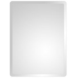 Plum&clay Bellio Rectangular Bevelled Edge Frameless Mirror (H)600mm (W)450mm - thumbnail 5