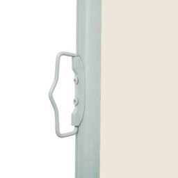 Walplus Patio Retractable Side Awning Garden Sun Shade Canopy Gazebo For Back Door, Porch, Patio 100X500 Cm Cream - thumbnail 3