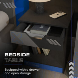 Xrocker X Rocker Octane 3 Piece Bedroom Furniture Set - Blue - thumbnail 5