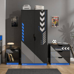 Xrocker X Rocker Octane 3 Piece Bedroom Furniture Set - Blue - thumbnail 1