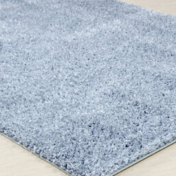 Livabliss Moda Shaggy-Solid Color Blue Plush Soft Pile Living Bedroom Rug 120 X 180 Cm Easy Care, Non Shedding - thumbnail 6