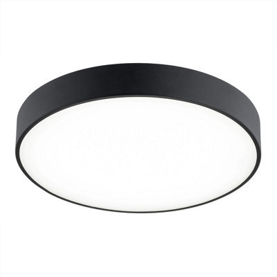 Luminosa Lighting Luminosa Tiamo Flush Ceiling Light Black 3500Lm 4000K - image 1