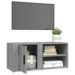 Berkfield Tv Cabinets 2 Pcs Grey Sonoma 80X31.5X36 Cm Engineered Wood - thumbnail 5
