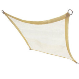 Sundaze 3.6X3.6M Sun Shade Sail Square Hdpe Breathable Uv Block Sunscreen Cream With Free Rope